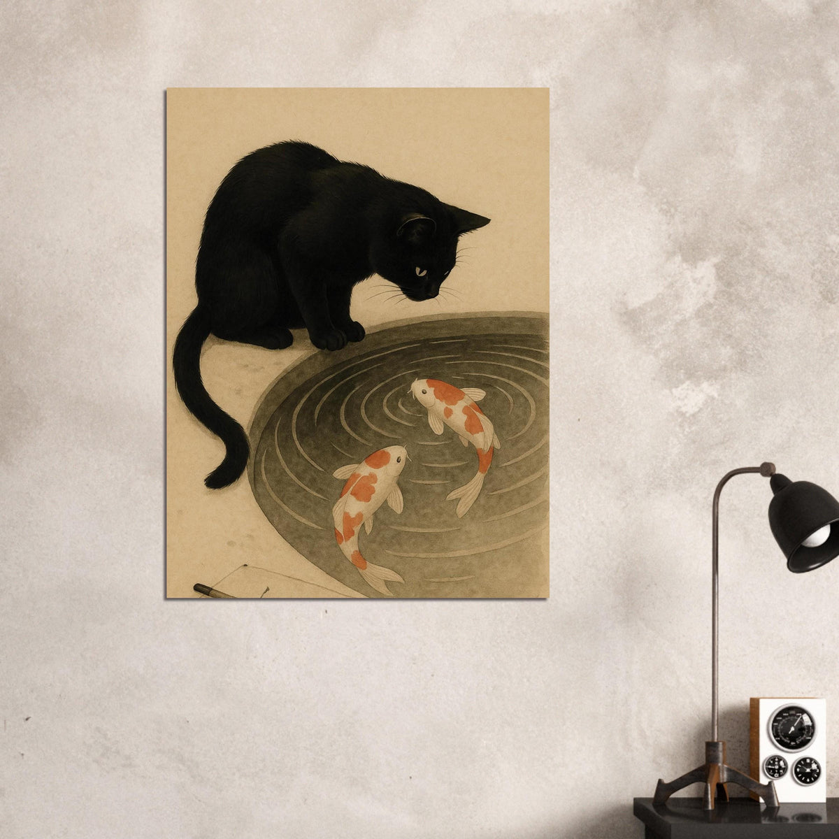 Black Cat Koi Pond