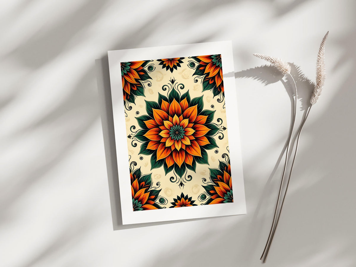 Floral Botanical Mandala
