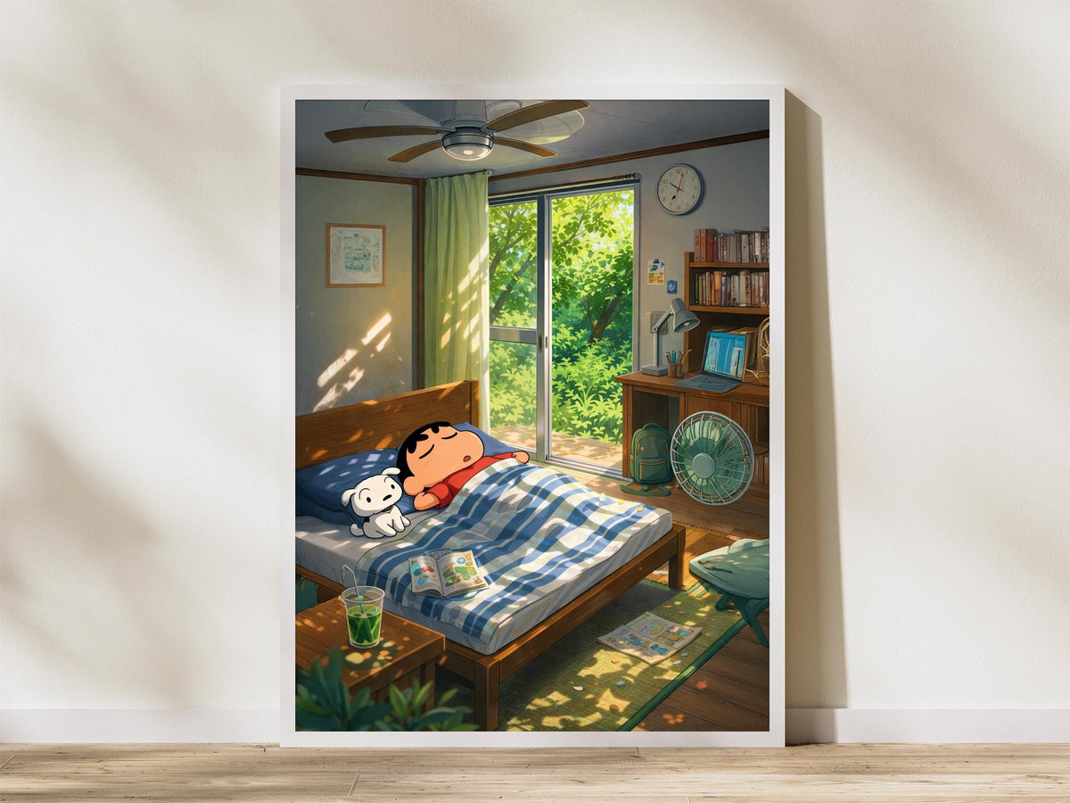 Cozy Illustrated Bedroom