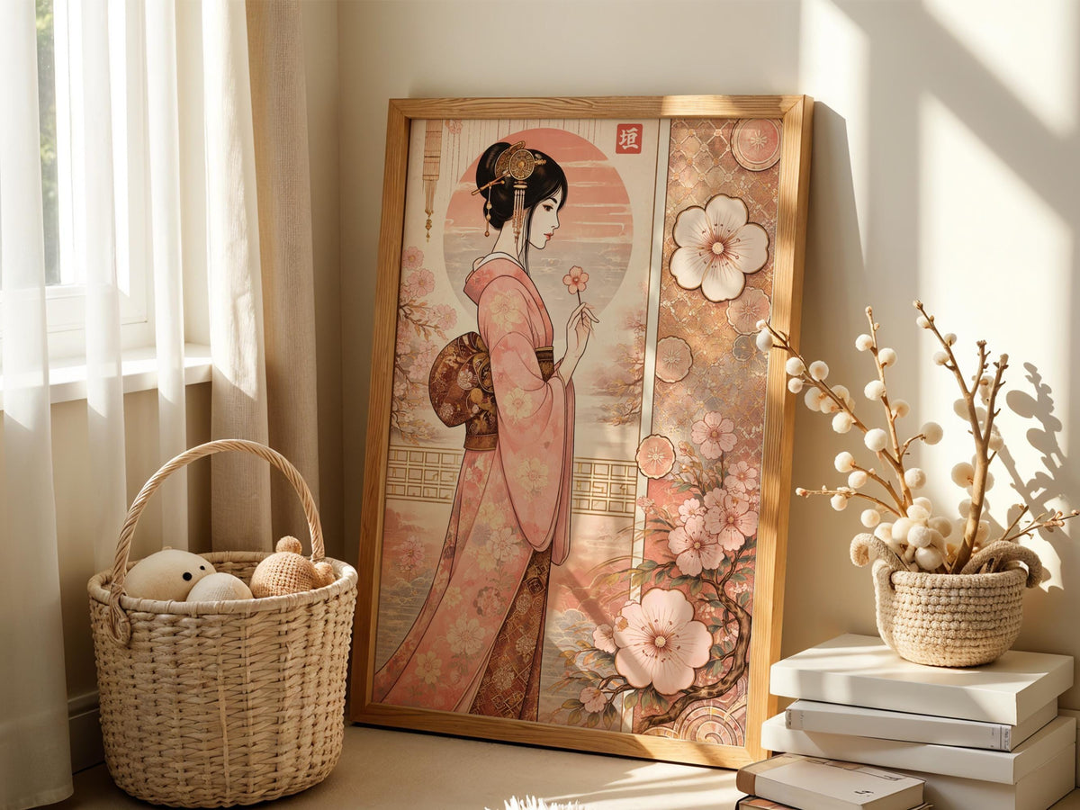 Pastel Sakura Woman