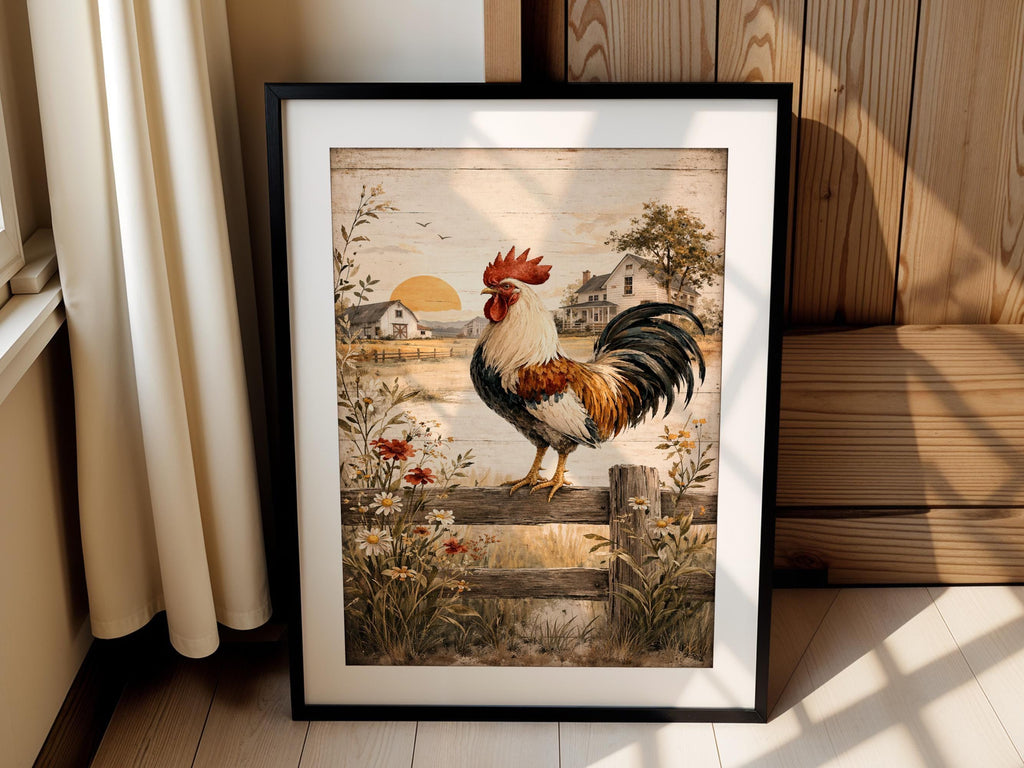 Rustic Farmhouse Rooster