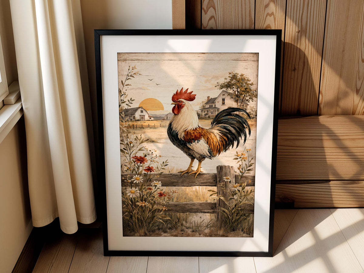 Rustic Farmhouse Rooster