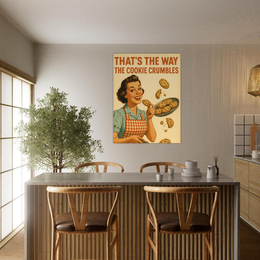 Retro Cookie Baking Woman
