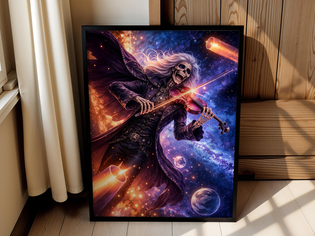 Cosmic Skeleton Violinist