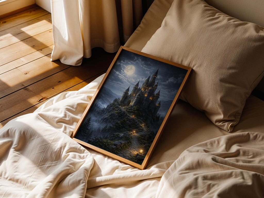 Moonlit Gothic Castle