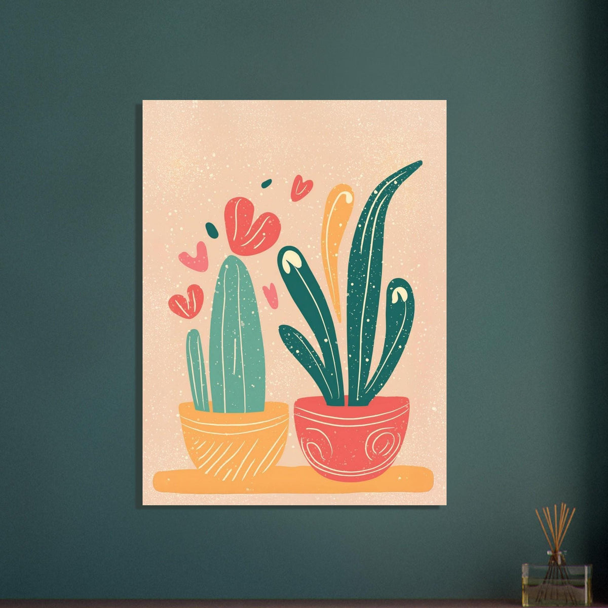 Modern Colorful Cactus