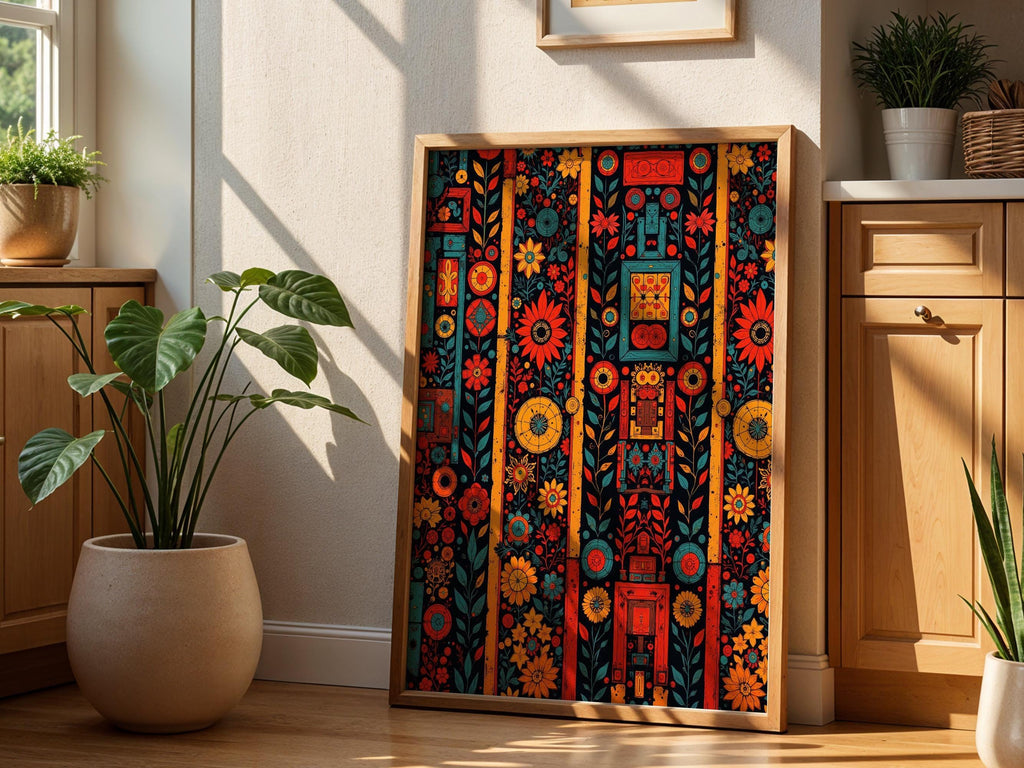 Colorful Boho Floral Pattern