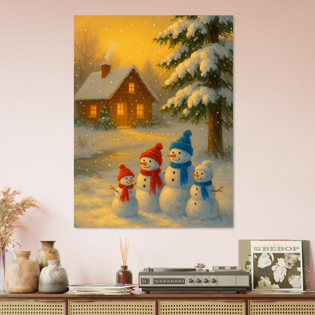 Family Snowmen