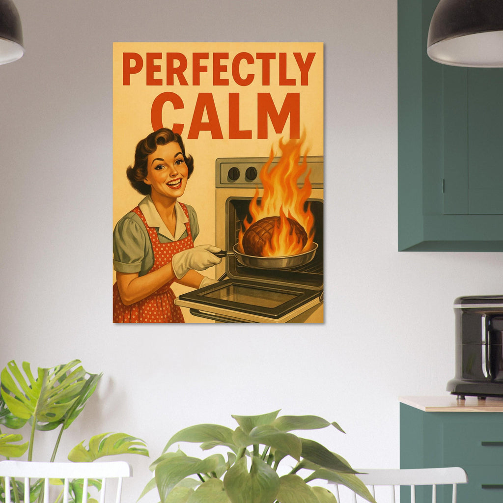 Retro 1950s Cooking Woman