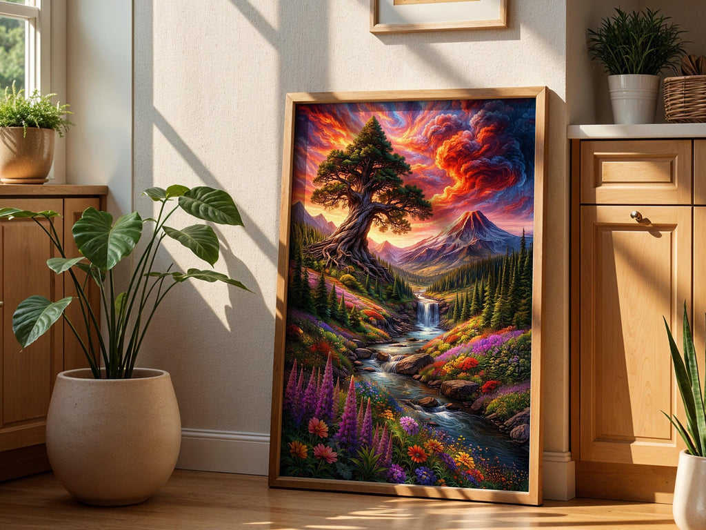 Colorful Mountain River