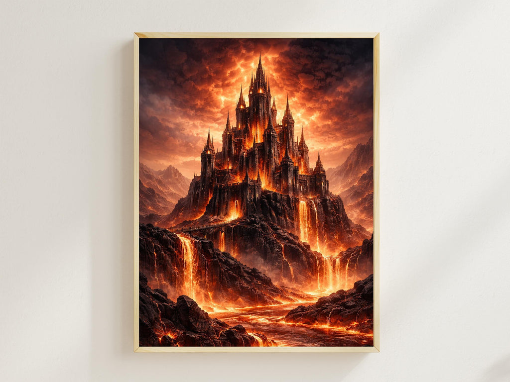 Fiery Lava Castle