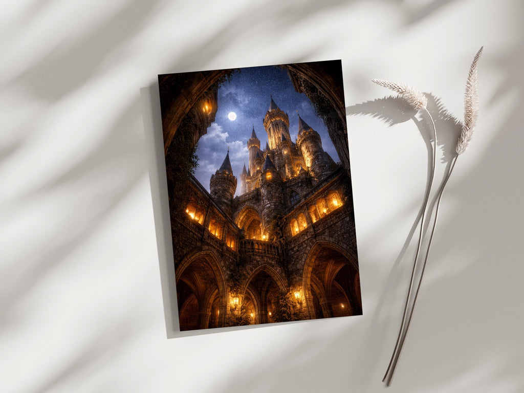 Moonlit Medieval Castle