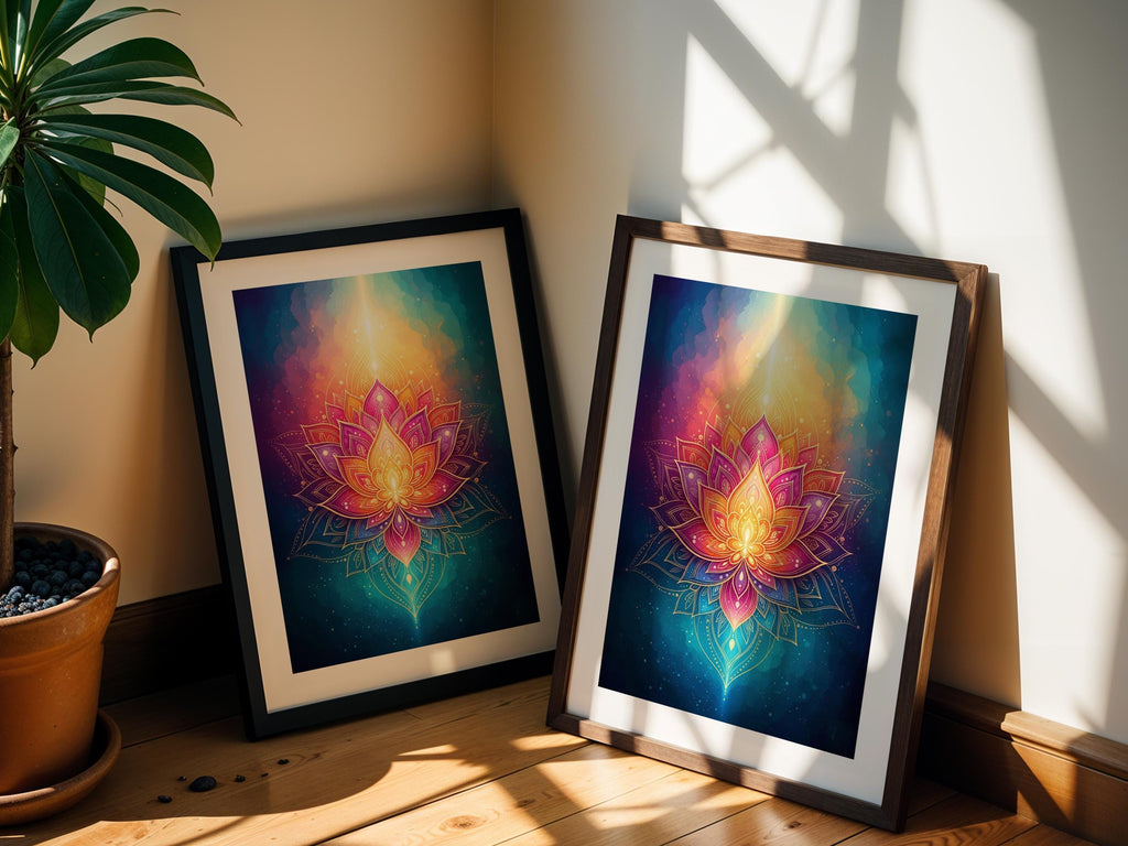 Rainbow Lotus Mandala