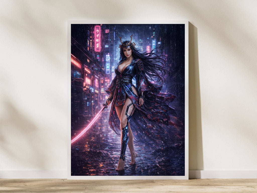 Cyberpunk Samurai Woman