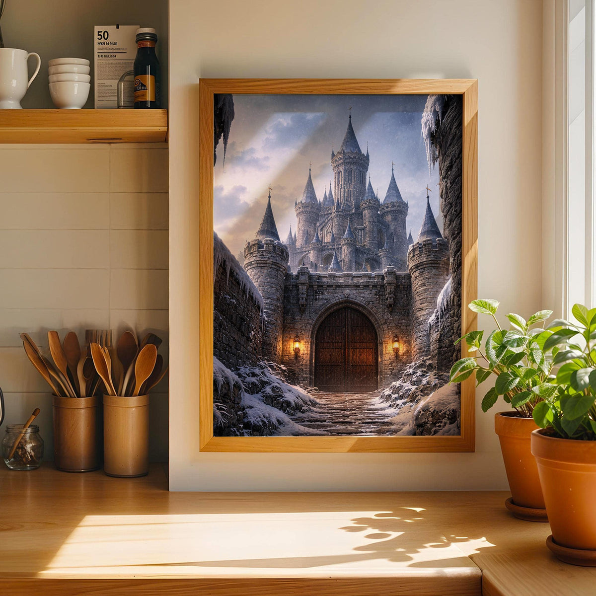 Snowy Gothic Castle