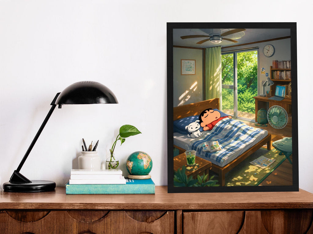 Cozy Illustrated Bedroom
