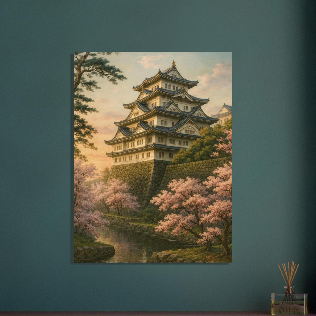 Japanese Cherry Blossom Castle
