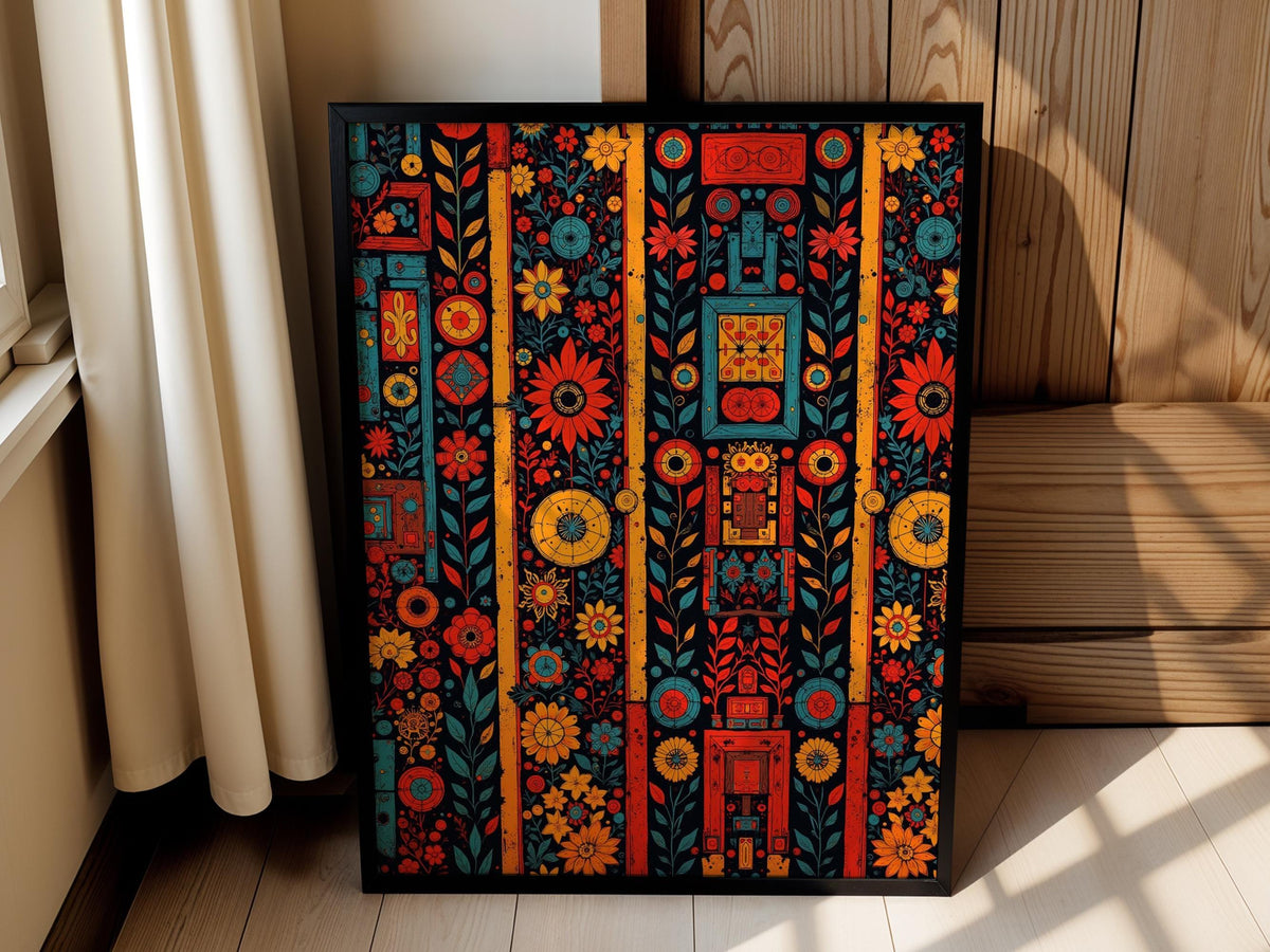 Colorful Boho Floral Pattern
