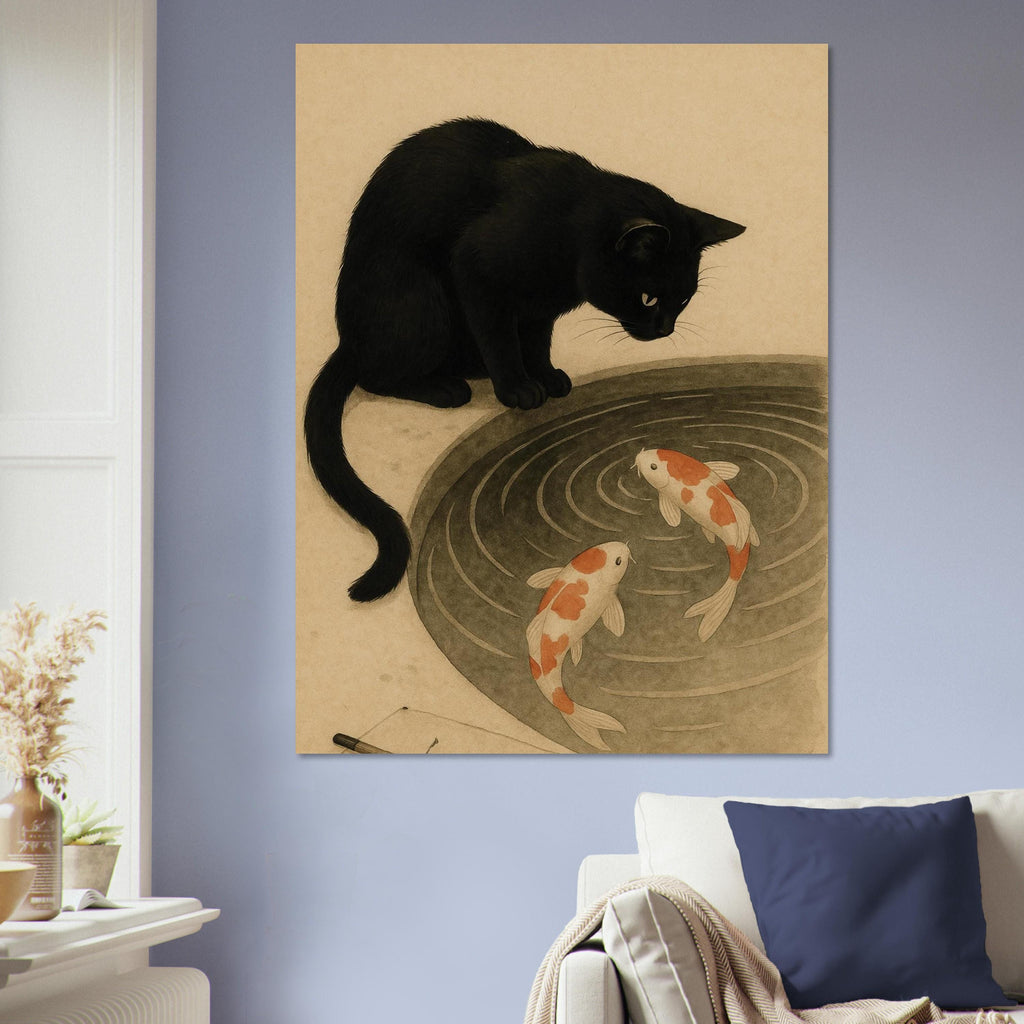 Black Cat Koi Pond