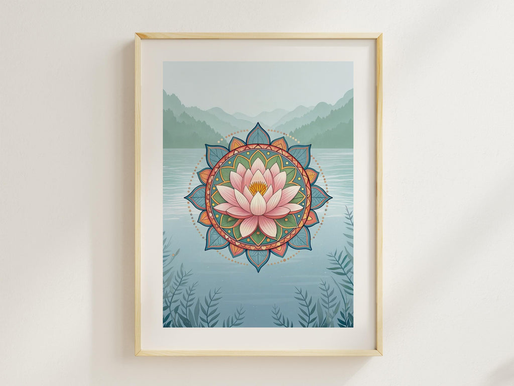 Pastel Lotus Mandala