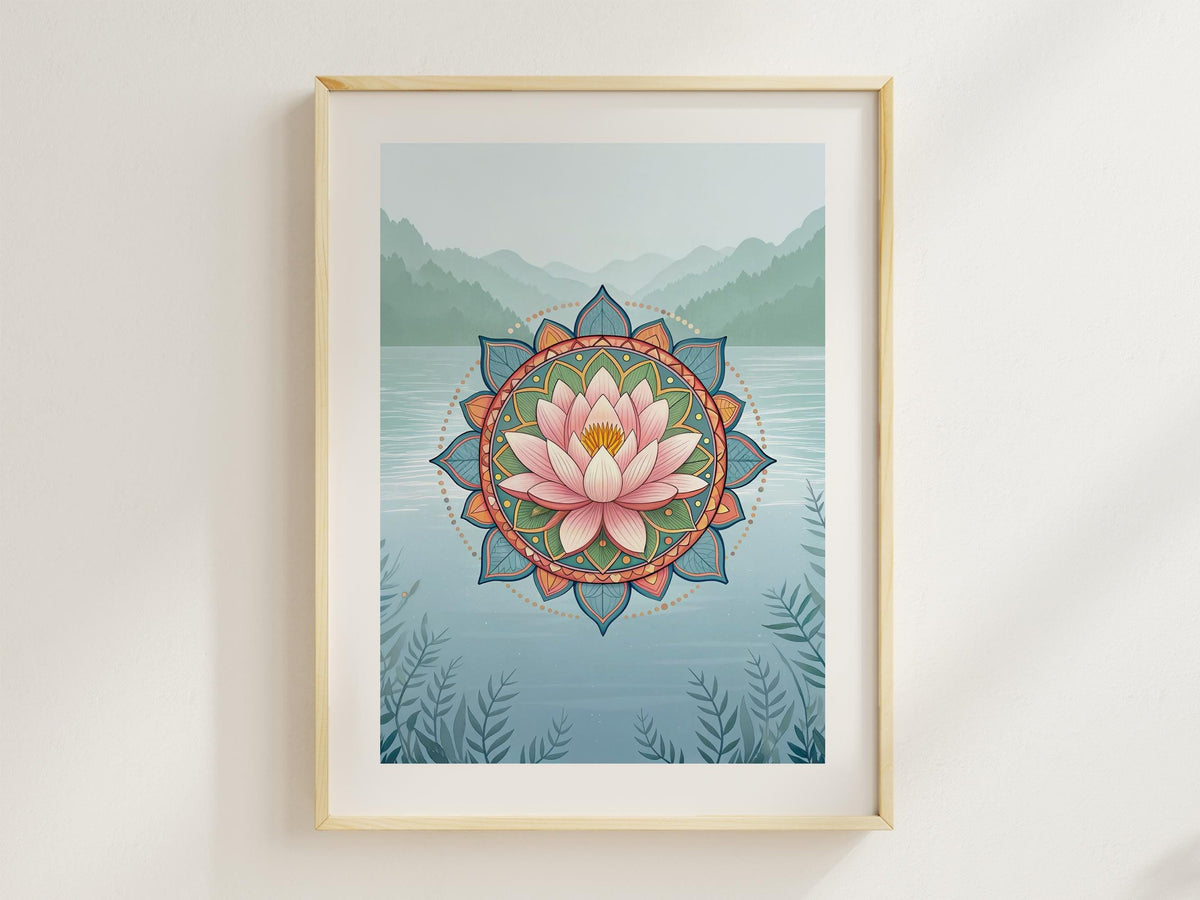 Pastel Lotus Mandala