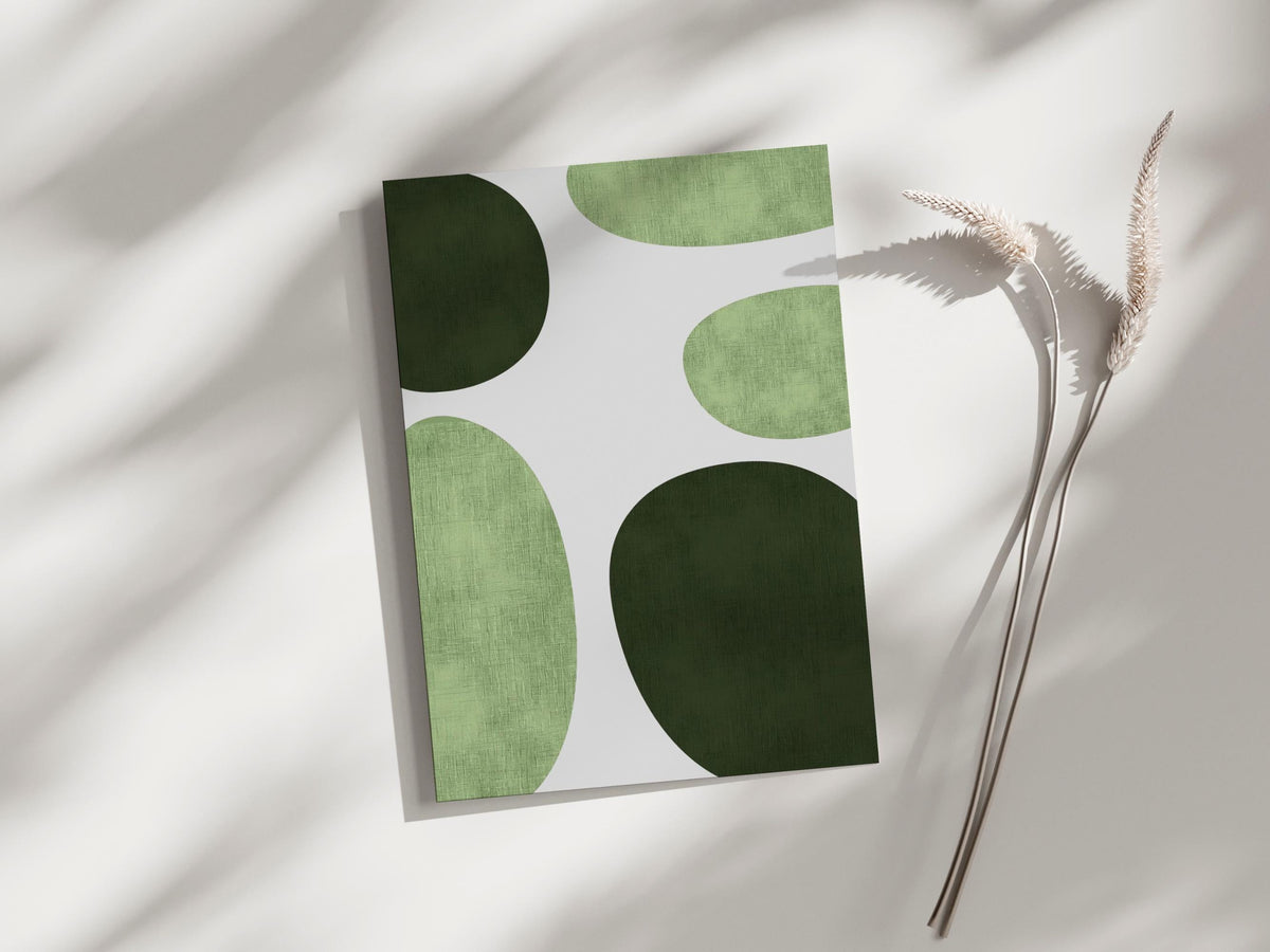 Green Mid Century Geometry