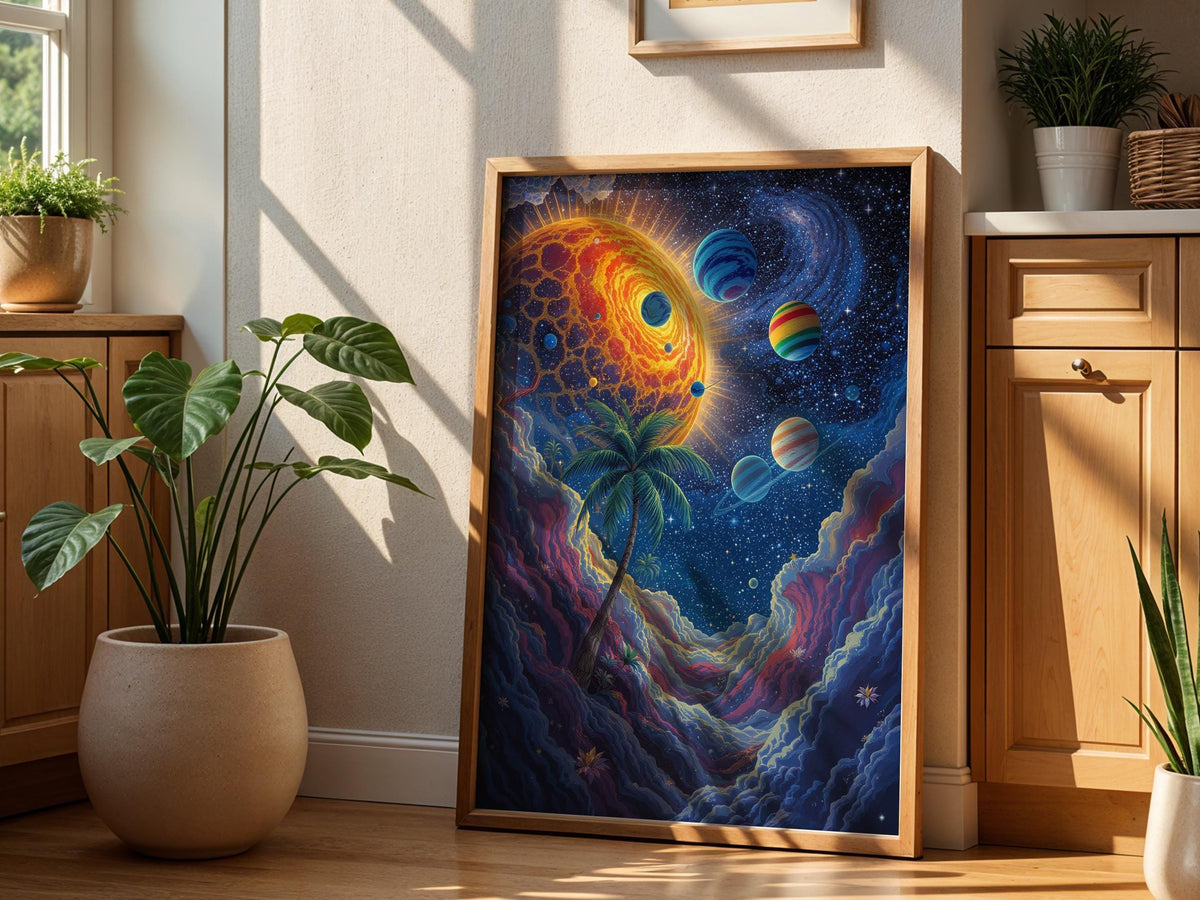 Surreal Cosmic Planets
