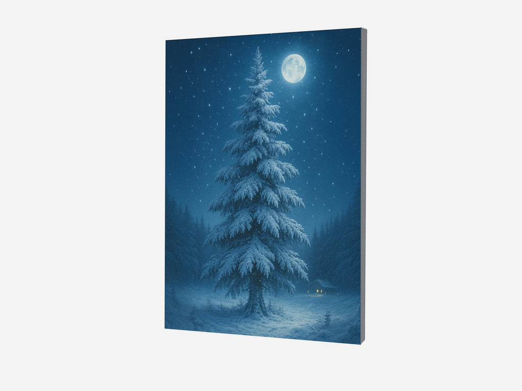 Blue Moon Winter Tree