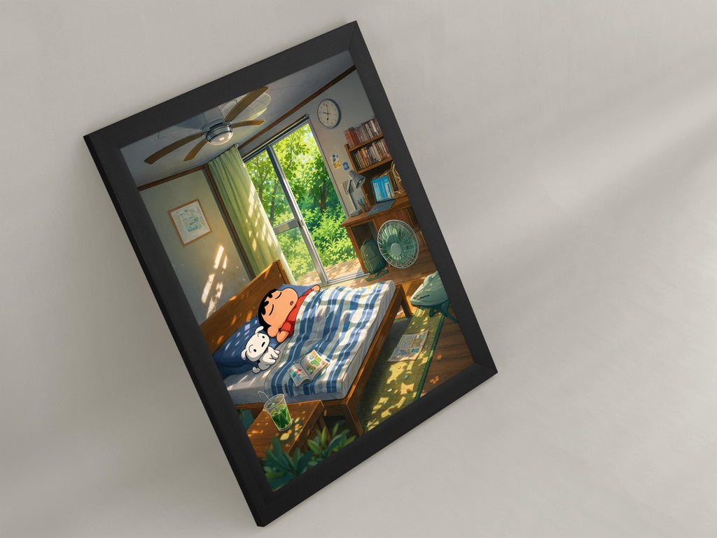Cozy Illustrated Bedroom