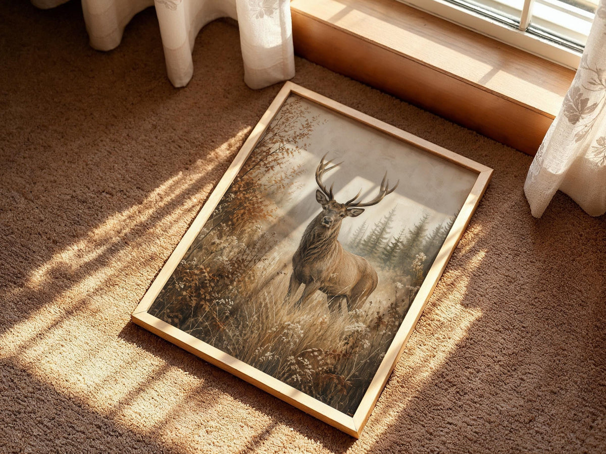 Majestic Meadow Stag