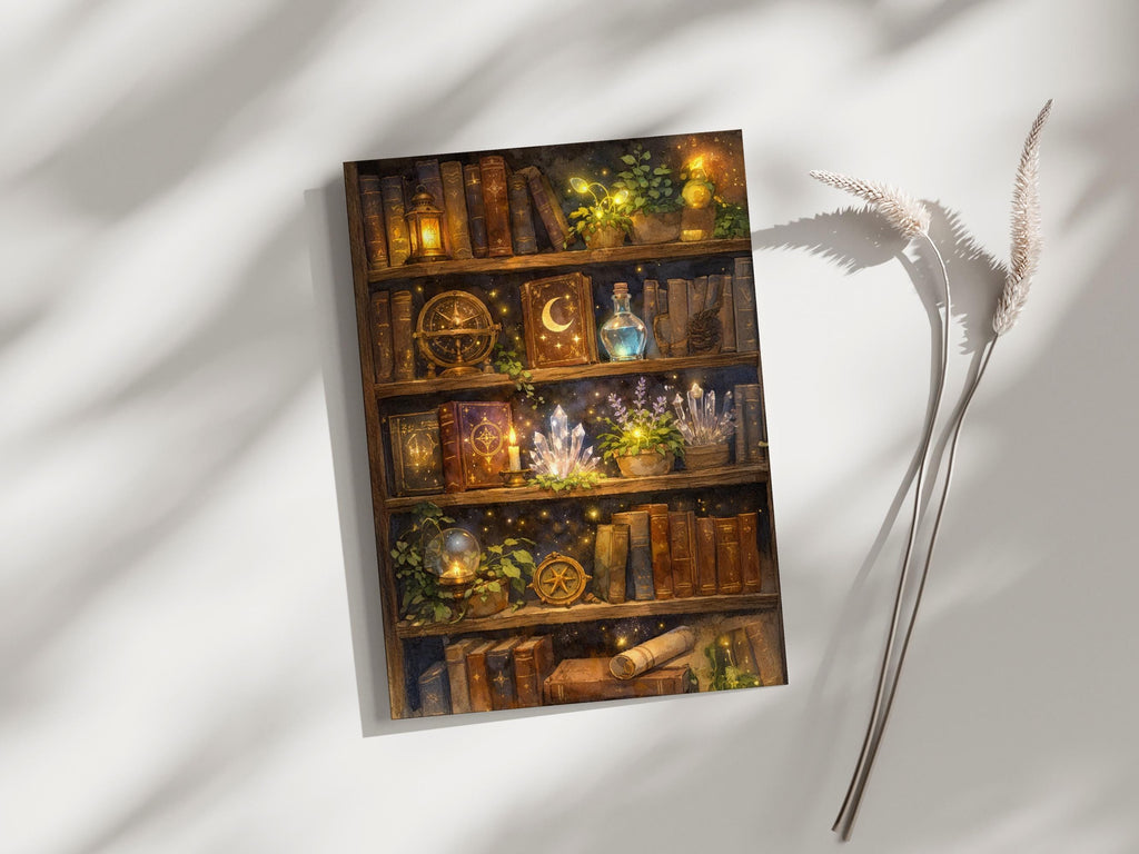 Magical Vintage Bookshelf