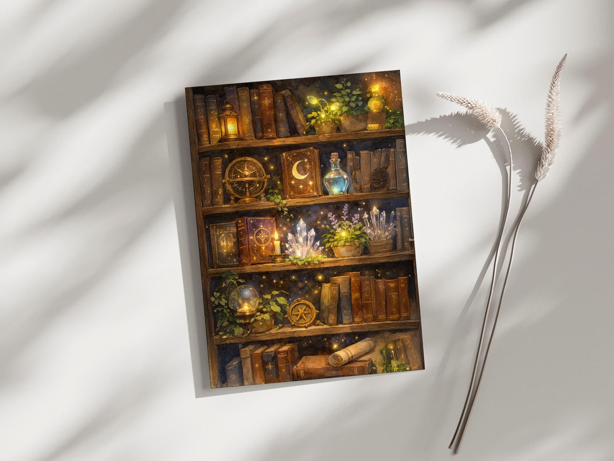 Magical Vintage Bookshelf