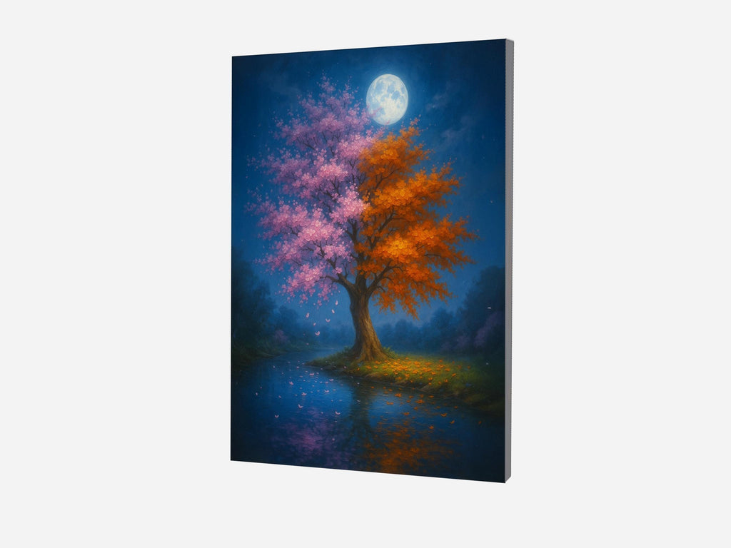 Four Seasons Moon Tree