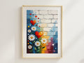 Rainbow Floral Heart