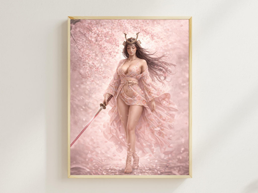 Cherry Blossom Samurai Goddess