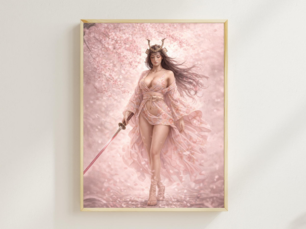 Cherry Blossom Samurai Goddess