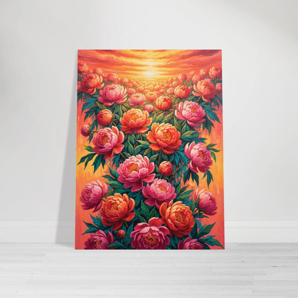 Vivid Peony Field
