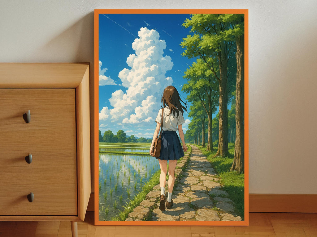 Anime Summer Countryside Girl