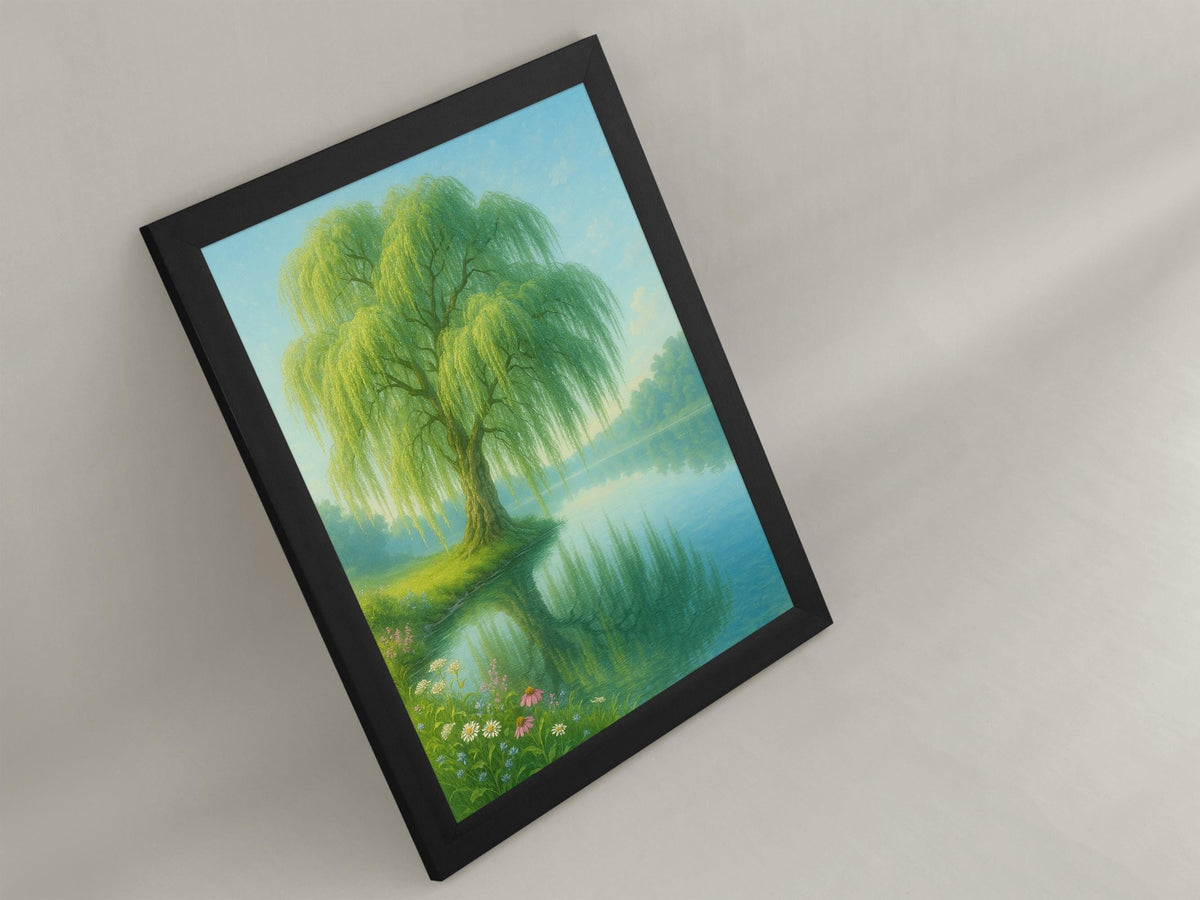 Serene Willow Tree