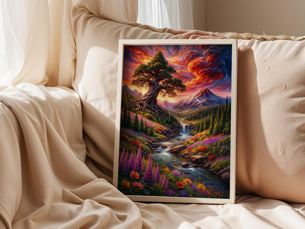 Colorful Mountain River