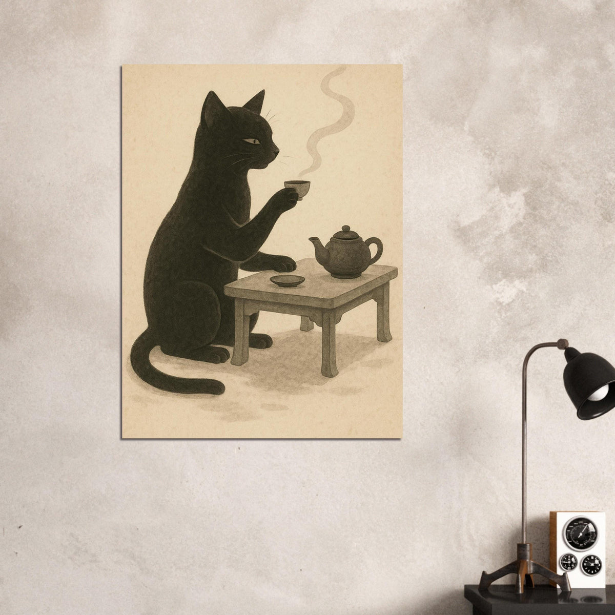 Japanese Tea Cat