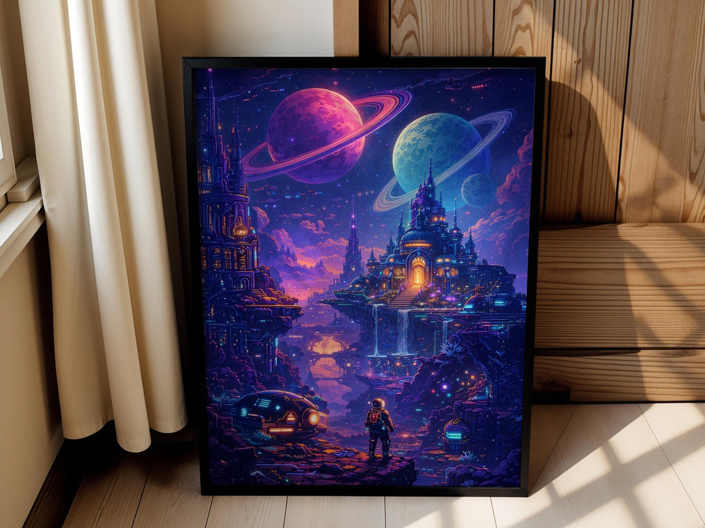 Neon Sci Fi City