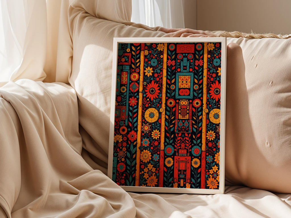 Colorful Boho Floral Pattern