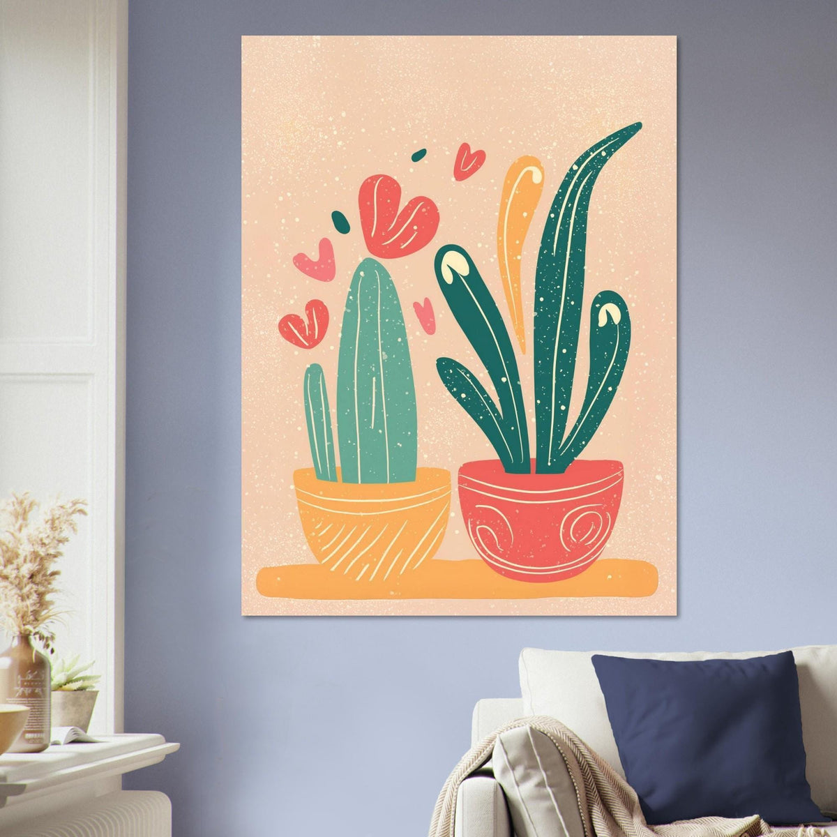 Modern Colorful Cactus
