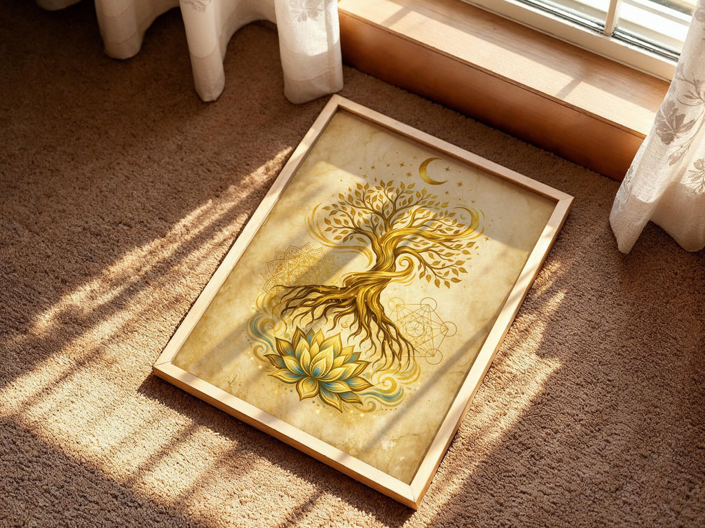 Golden Lotus Tree of Life