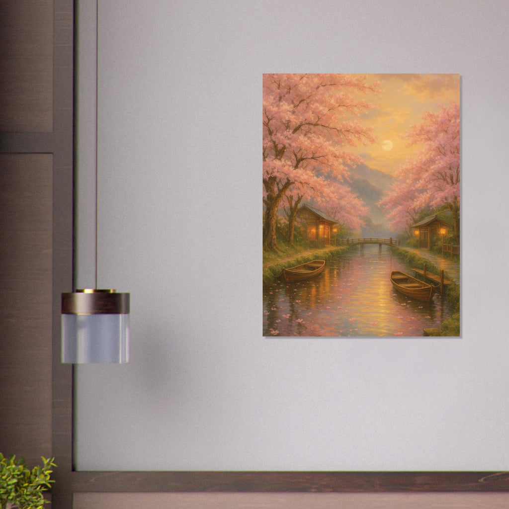 Japanese Sakura River