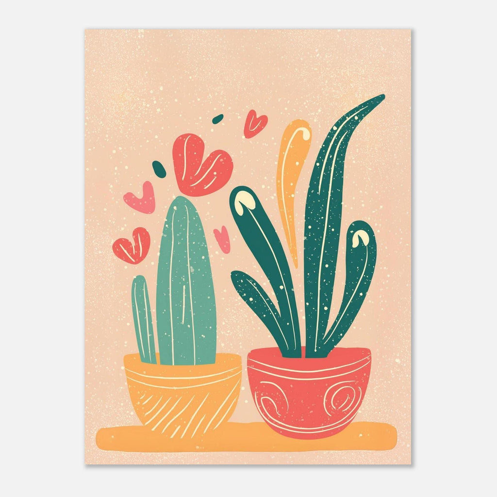 Modern Colorful Cactus