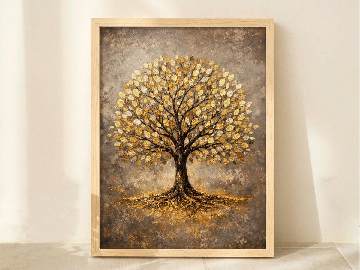Golden Leaf Tree of Life