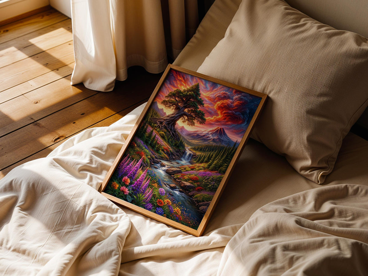 Colorful Mountain River