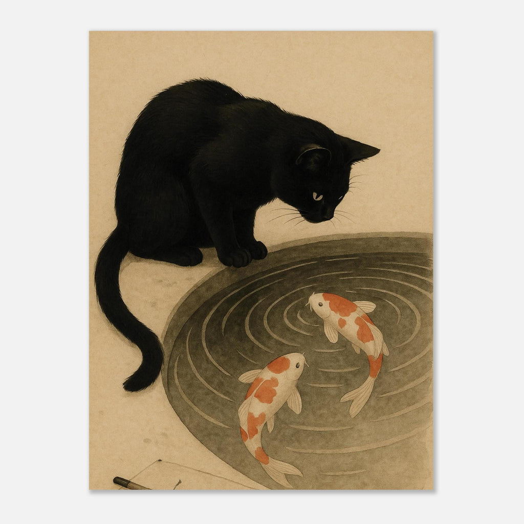 Black Cat Koi Pond